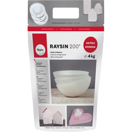 Gietpoeder "Raysin 200", wit - 4 kg