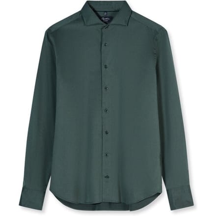 OLYMP Signature Casual Overhemd, Tailored Fit, Cutaway, Groen