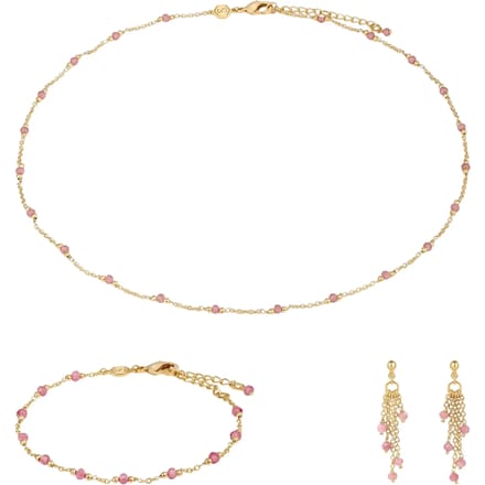 Collier, armband en oorbellen van toermalijn voor vrouwen Sloya Elyssa