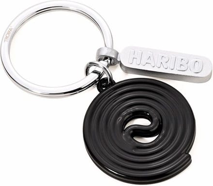 Troika Sleutelhanger HARIBO dropveter, met Haribo logo tag