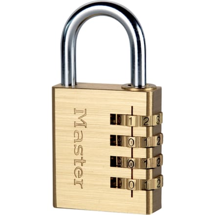 Master Lock P44298 Hangslot 40 mm Gelijksluitend Goud, Zilver Cijferslot