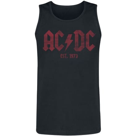 AC/DC Tanktop - Est. 1973 - S tot 4XL - voor Mannen - zwart