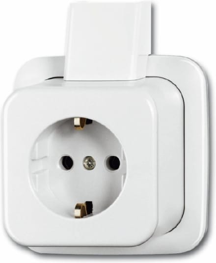 ABB Busch-Jaeger Opbouw Standaard Wandcontactdoos (WCD-schakelaar) - 2CKA002041A0172 - E36N2