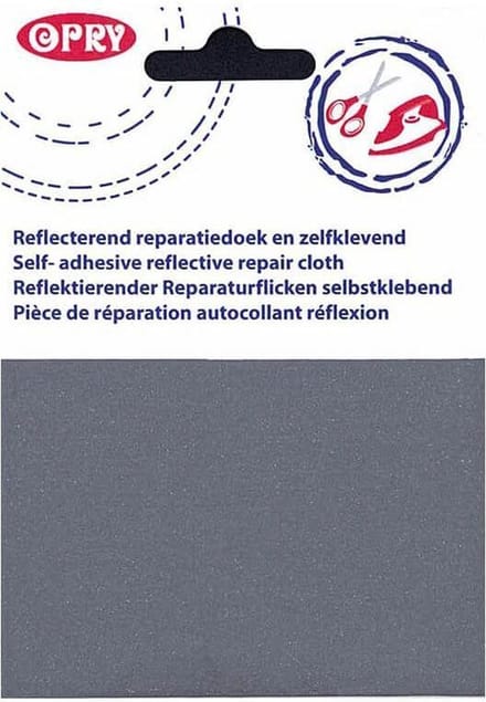 OPRY REPARATIEDOEK - REFLECTEREND EN ZELFKLEVEND - PER STUK.