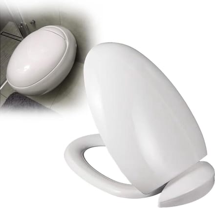 Toiletbril - Toiletdeksel - Badkamerupgrade - Softclose & Quick Release - Ronde vorm - Wit