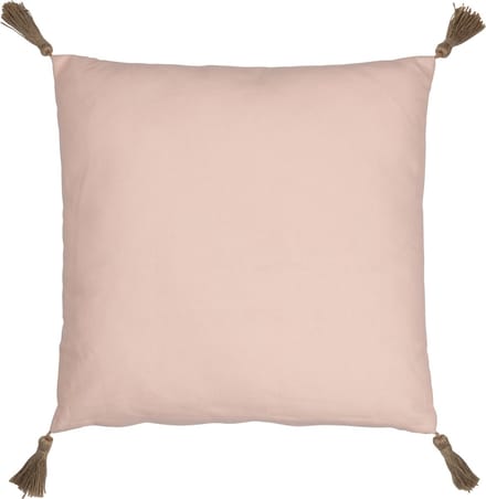 J-Line kussen Regenboog Vierkant - polyester - roze