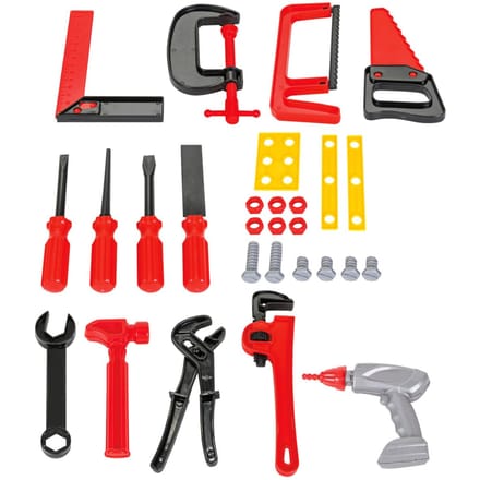 Jamara Gereedschapset Toolkids Jongens Rood/zwart 25-delig