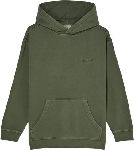 Element Lowcase Pigment Hoodie Groen 10 Years Jongen