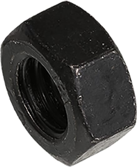 Blackline bevestigingsmaterialen - Zwarte zeskantmoer M6 en M8 – met HCP coating - M8 / 75
