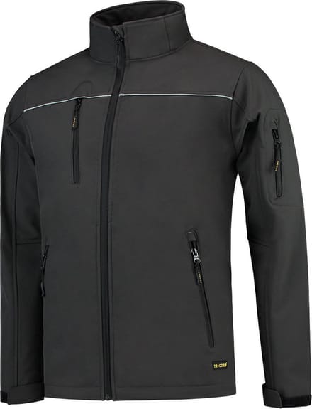 Tricorp Soft Shell jack - Workwear - 402006 - Donkergrijs - maat M