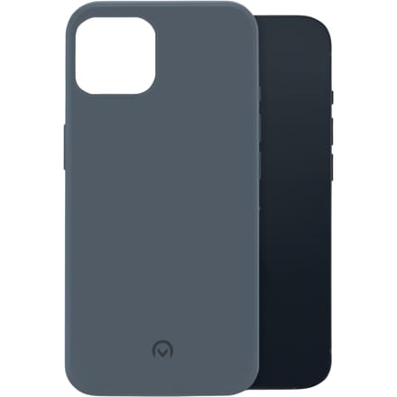 Mobilize iPhone 14 Pro Max Rubber Siliconen (TPU) Hoesje Matt Blauw