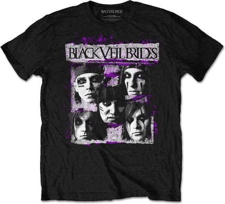 Black Veil Brides - Grunge Faces Heren T-shirt - L - Zwart
