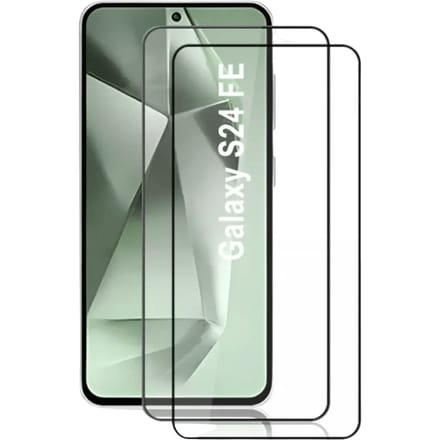 Amorus Samsung Galaxy S24 FE Duo Pack Gehard Glas Screenprotector Transparant
