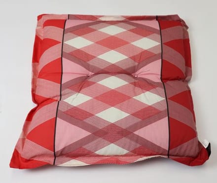 Madison zitkussen Hocker 43x43 cm Odda red