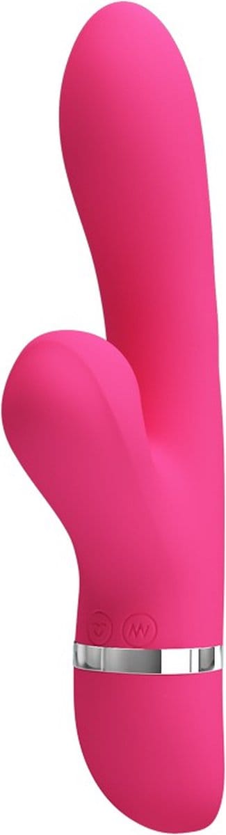 Pretty Love - Willow - Tarzan Vibrator Met ZuigFunctie - Roze
