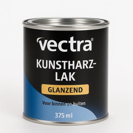 Vectra Kunsthars Lak – Hoogglans – Mosgroen – 750 ml - 3 stuks