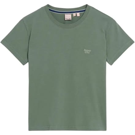 Superdry - Essential nauwsluitend T-shirt met logo - Dames - T-shirts