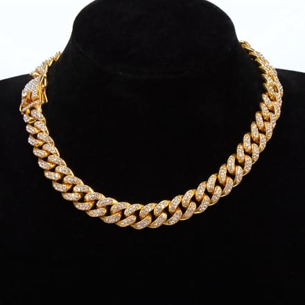 ICYBOY Miami Heren Gouden Ketting - verguld - 70 cm - Cuban Link