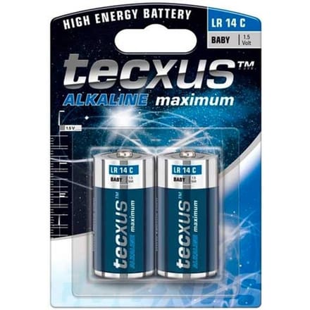 Tecxus Alkaline Maximum C Batterijen