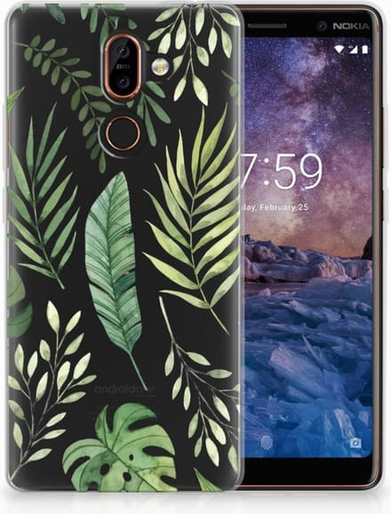 Nokia 7 Plus TPU Case Leaves