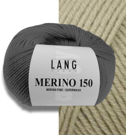 Lang Yarns Merino 150 - 96 beige - Merinowol Garen