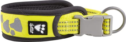 HURTTA Weekend Warrior Halsband / Hondenhalsband - Neon Lemon - Nekomtrek 55 - 65 cm