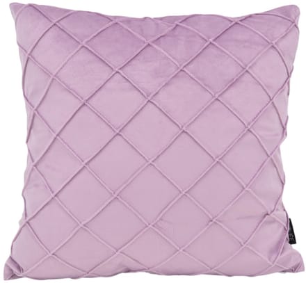 NOVÉE Sierkussen velvet cross lila | 45x45 cm | velvet/polyester