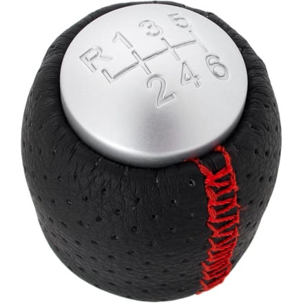 Modecar - Versnellingspookknop - Zwart - Zilver - 6 Versnellingen