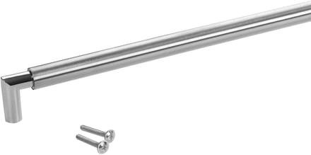 SOTECH meubelgreep bargreep E9 echt roestvrij staal BA 480 mm / Ø 16 mm met verchroomde sokkels / Design meets function