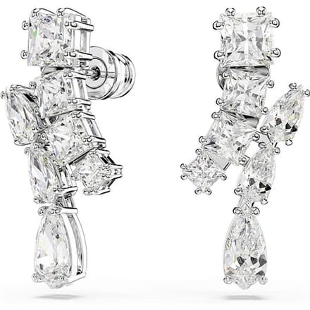 Swarovski 'Matrix' Dames Oorhangers van Basismetalen met Dangle - Zilver 5700418