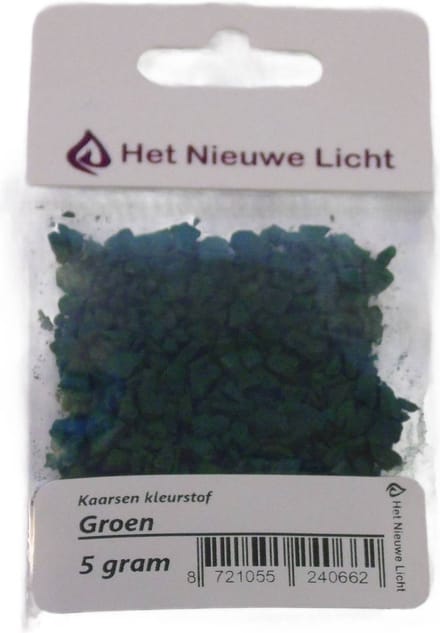 Het Nieuwe Licht ® - Kaarsen kleurstof - GROEN - 5 gram