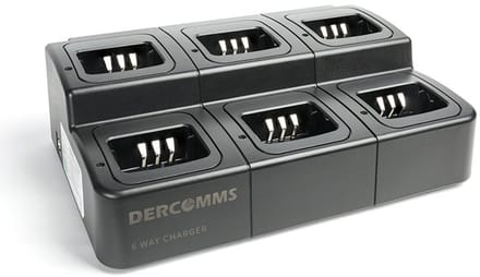 DerComms® laadstation voor kenwood portofoons o.a. TK-3701D, TK-3401D, TK-3301 - KNB-45L, KNB-63L - lader
