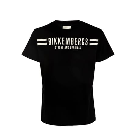 Heren-T-shirt met ronde hals en logo