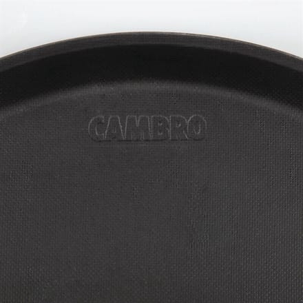 Cambro Treadlite Rond Antislip Glasvezel Dienblad Zwart 35,5cm DB003