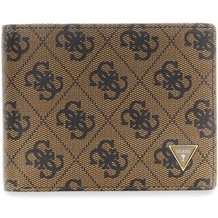 GUESS Leren portemonnee Mito Billfold Coin Wallet Coffee bruine