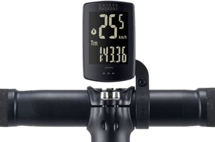 CatEye Padrone Stealth CC-PA100W Fietscomputer - Draadloos Incl. OF100 - Houder