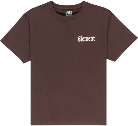 Element Bad Doggie T-shirt Met Korte Mouwen Bruin 14 Years Jongen