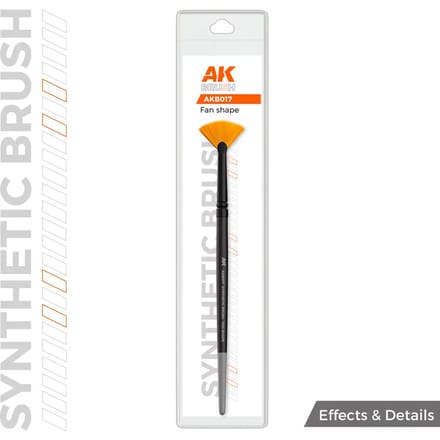 Synthetic kwast AK Interactive Fan shape