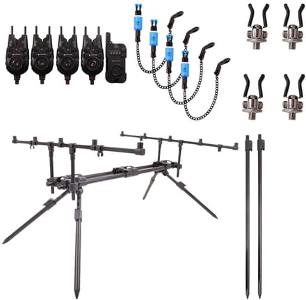 Ultimate Outland Areaplus Rodpod 5-Rod Complete Set - Karper Set