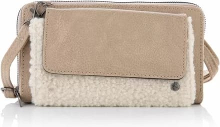 Portemonnee Teddy - Met telefoonvak - Beige