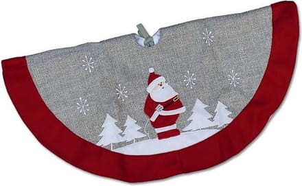 Unique Living - Treeskirt Santa Party 90cm Ø - Kerstboomkleed
