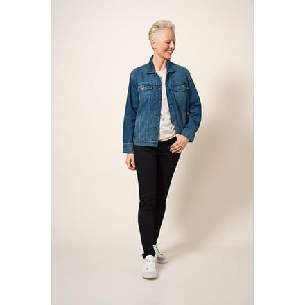 White Stuff Dayton Denim Jacket Mid Denim Größe: 8 REGULAR | Jeansjacken Outlet | Damen | Blau