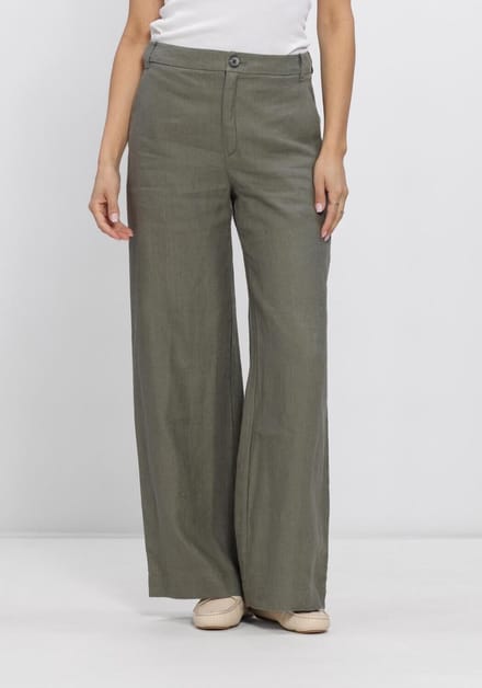 INWEAR Solinaiw Pants Broeken Dames - Groen - Maat 34