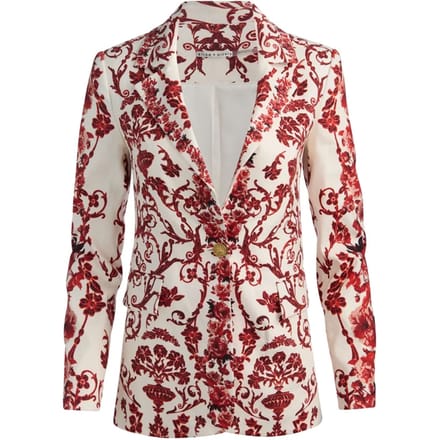 Alice + Olivia Witte/rode jas
