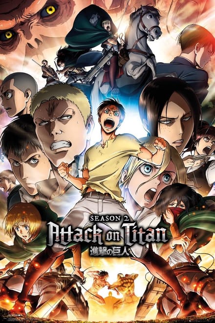 Attack On Titan Seizoen 2 Groep Poster 61x91.5cm