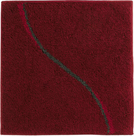 Casilin Carve WC-mat - 60 x 60 cm - Antislip - Red