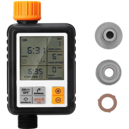 Groot scherm multifunctioneel timing bewateringsapparaat Outdoor tuinsproeiercontroller Intelligent black