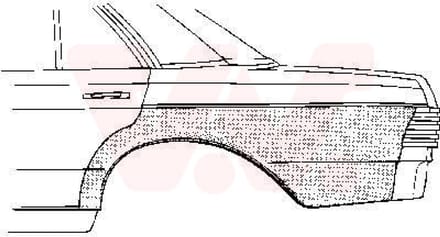 Van Wezel - ACHTER SCHERM VOOR MERCEDES BENZ W123 1976-1984 ARC735123VWAN