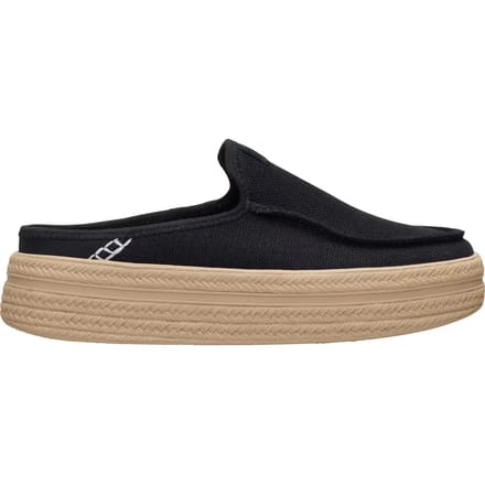 HEYDUDE - Austin Lift Espadrille Woven Dames Instappers Black - Maat 38