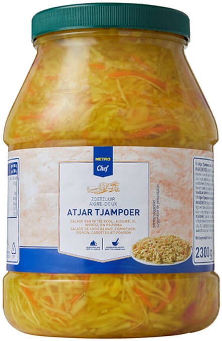 METRO Chef Atjar tjampoer zoetzuur 2 x 2300 gram